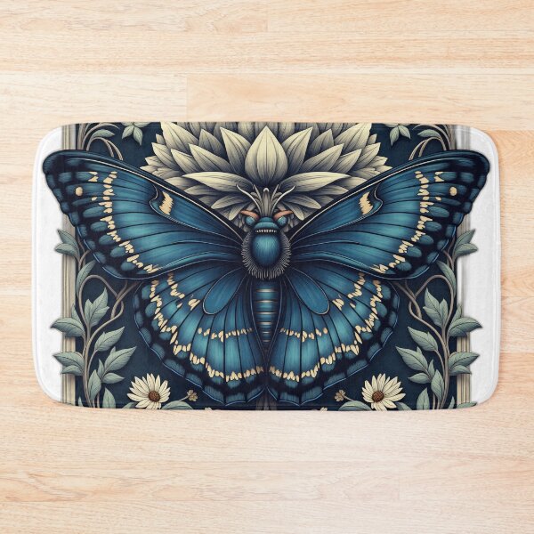 Item preview, Blue Butterfly Gothic Botanical designed and sold by profustock.