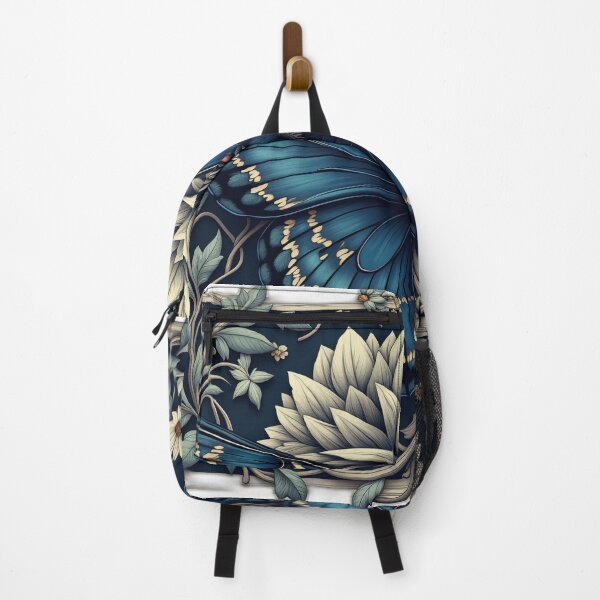 Item preview, Blue Butterfly Gothic Botanical designed and sold by profustock.