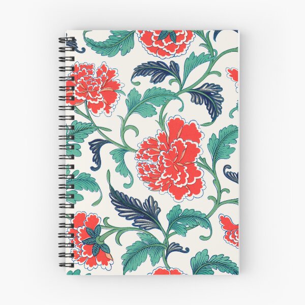 Item preview, Vintage Red Floral Pattern – Green Botanical Decorative Design designed and sold by Good_Things.