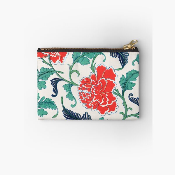 Item preview, Vintage Red Floral Pattern – Green Botanical Decorative Design designed and sold by Good_Things.