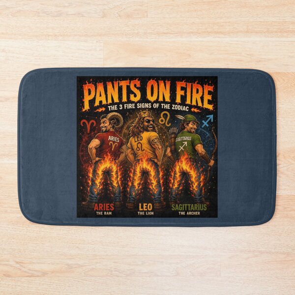 Item preview, Pants on Fire – Funny Aries Leo Sagittarius Zodiac Design designed and sold by Hornace88studio.
