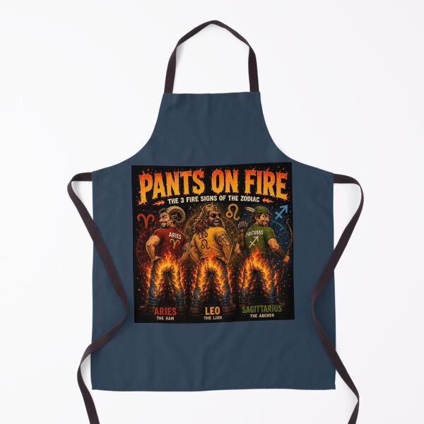 Item preview, Pants on Fire – Funny Aries Leo Sagittarius Zodiac Design designed and sold by Hornace88studio.