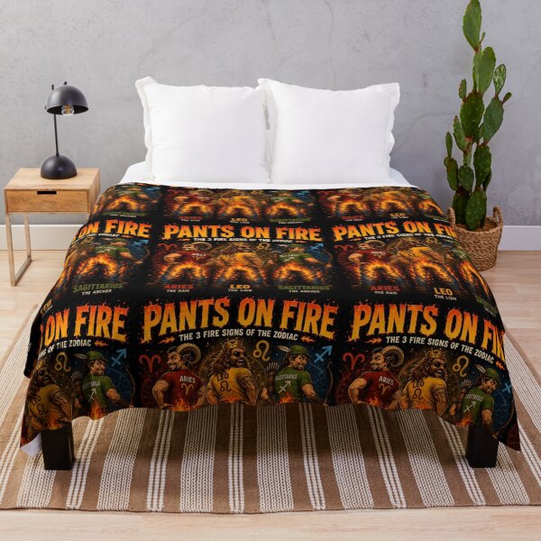 Item preview, Pants on Fire – Funny Aries Leo Sagittarius Zodiac Design designed and sold by Hornace88studio.