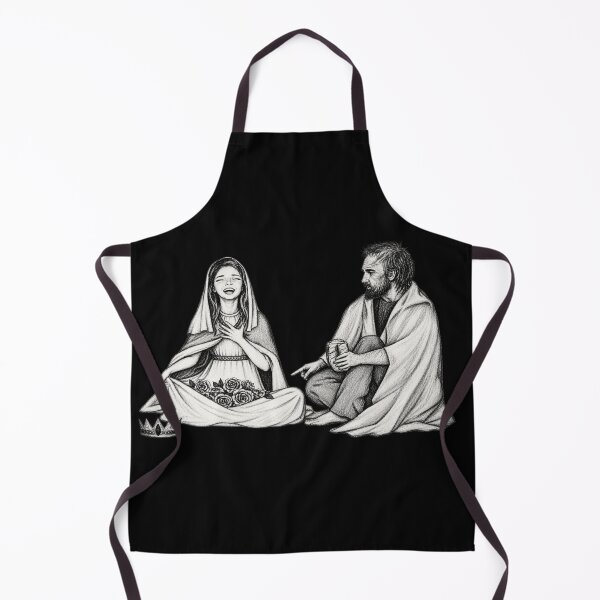 Item preview, St Elizabeth of Hungary, the miracle of the roses designed and sold by Burning Heart Shop.
