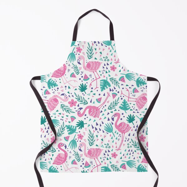 Item preview, Flamingo and Leaves designed and sold by Crinkl.