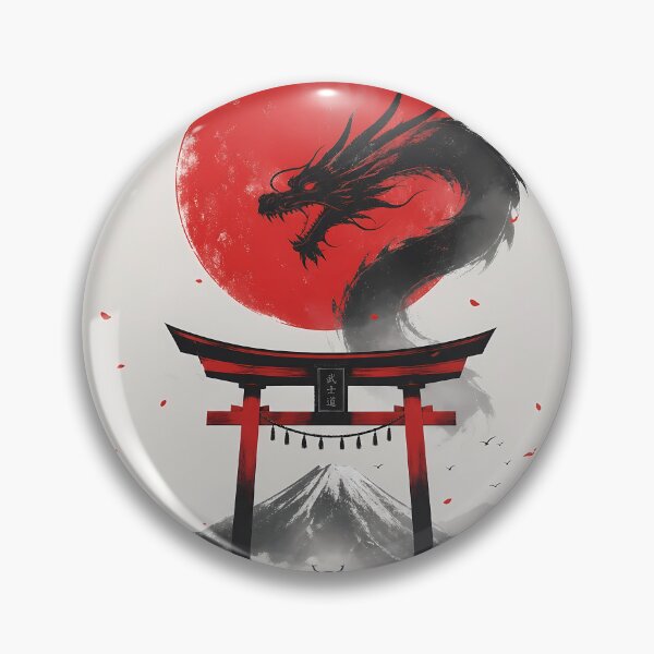Item preview, Samurai Confronts Dragon Unde designed and sold by Rising Drake.