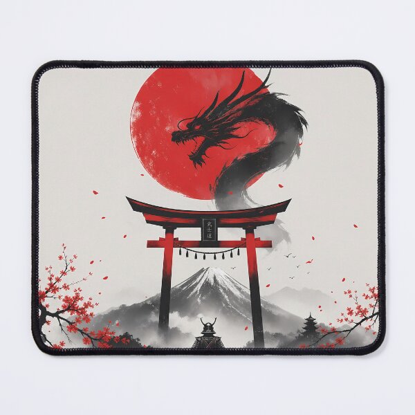 Item preview, Samurai Confronts Dragon Unde designed and sold by Rising Drake.