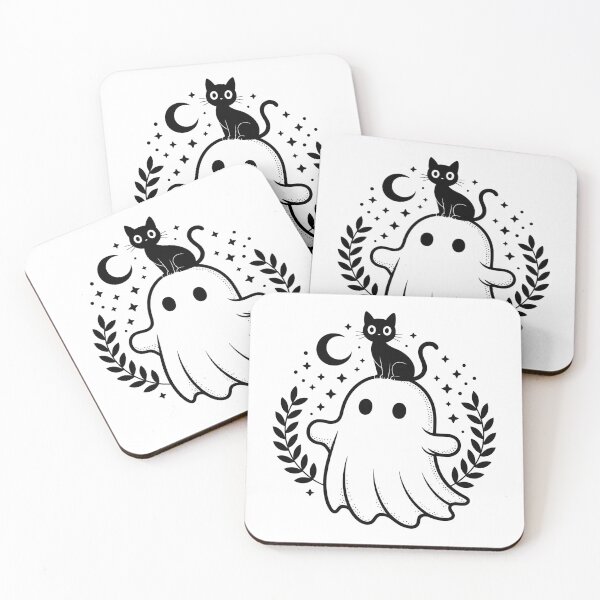Item preview, Black Cat and Ghost designed and sold by jkrphoto.