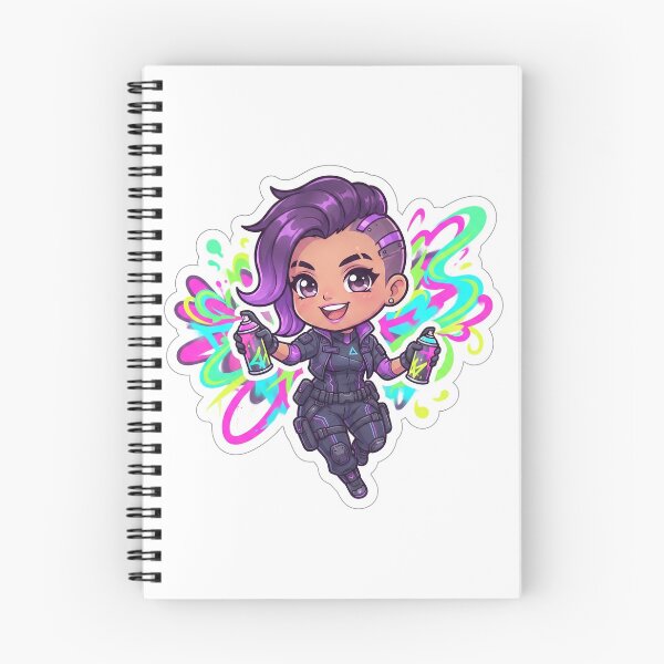 Item preview, Hiril Sindarim Cute Chibi Cyberpunk Graffiti Art designed and sold by Hiril Radio Hub.