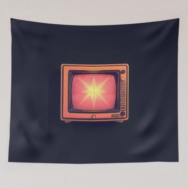 Item preview, 3d Render Of Vintage Tv Glitch, Warm designed and sold by Checho30.