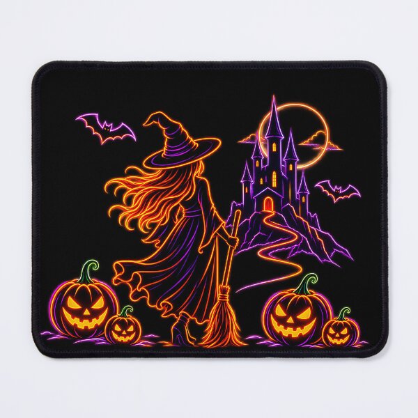 Item preview, Neon Halloween Witch Night designed and sold by NucciCollective.