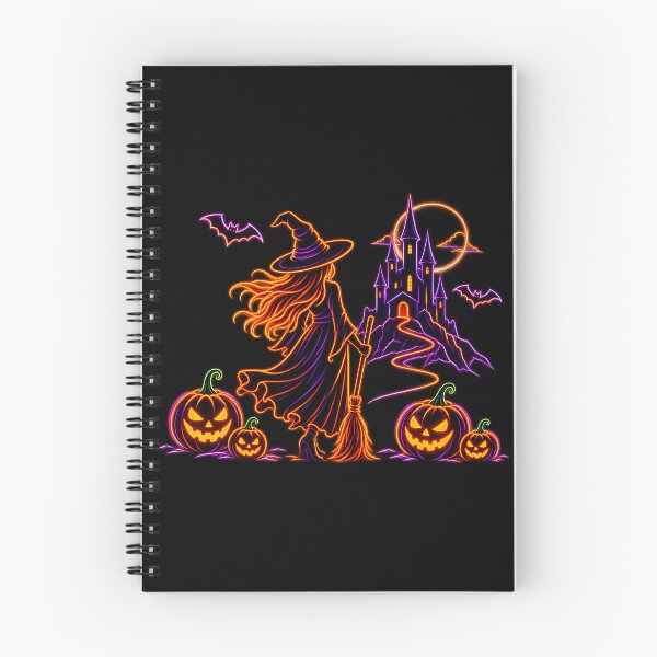 Item preview, Neon Halloween Witch Night designed and sold by NucciCollective.