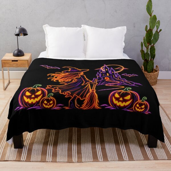 Item preview, Neon Halloween Witch Night designed and sold by NucciCollective.