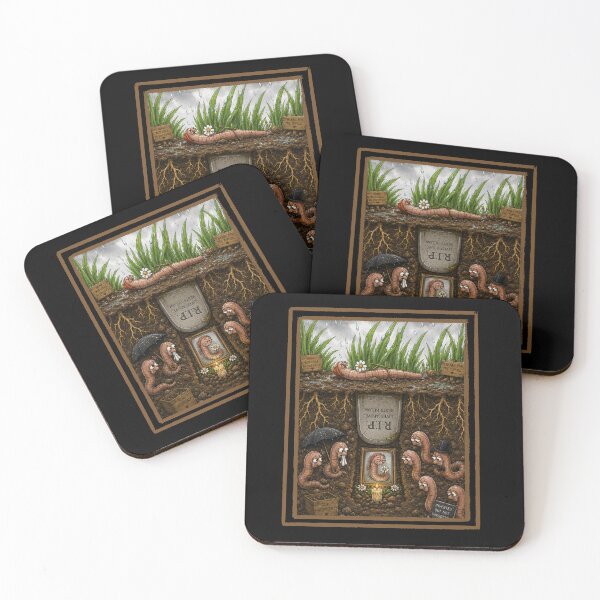 Item preview, Funny Earthworm Human Burial Parody designed and sold by waikibi ⭐⭐⭐⭐⭐.