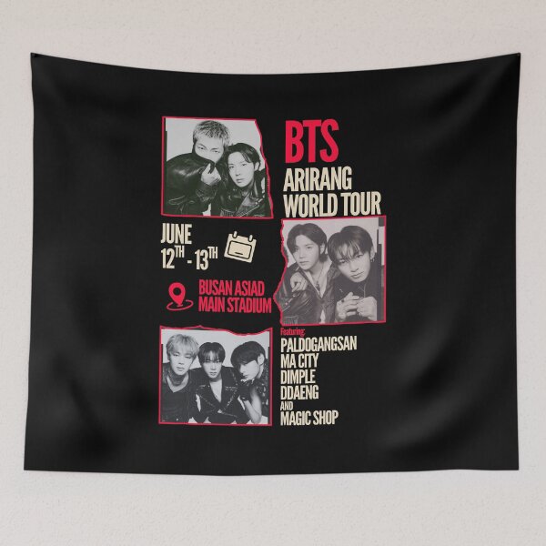 Item preview, Arirang in Busan Concert Poster with Secret Song designed and sold by HooligalienCo.