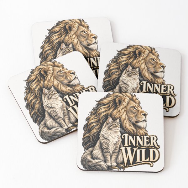 Item preview, Cat And Lion Silhouette Graphic, Wild Cat Animal Silhouette, Feline Lover Woodland Decor  designed and sold by Pawsome Quotes.