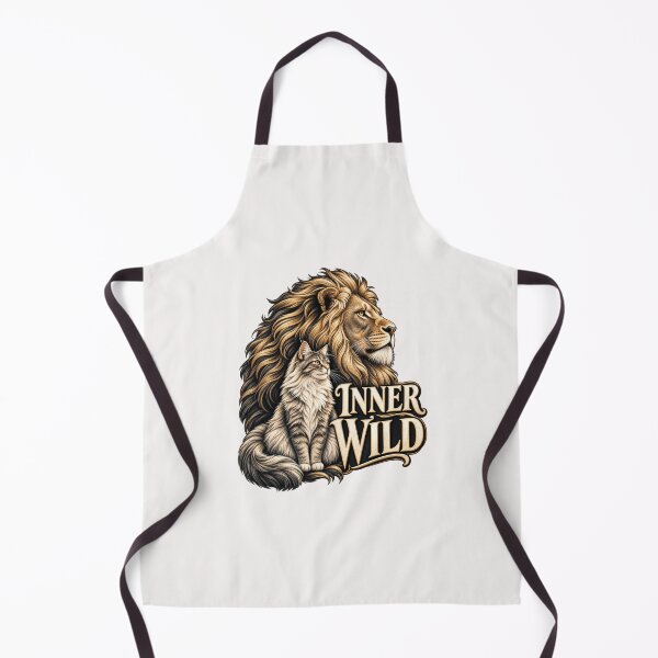 Item preview, Cat And Lion Silhouette Graphic, Wild Cat Animal Silhouette, Feline Lover Woodland Decor designed and sold by Pawsome Quotes.