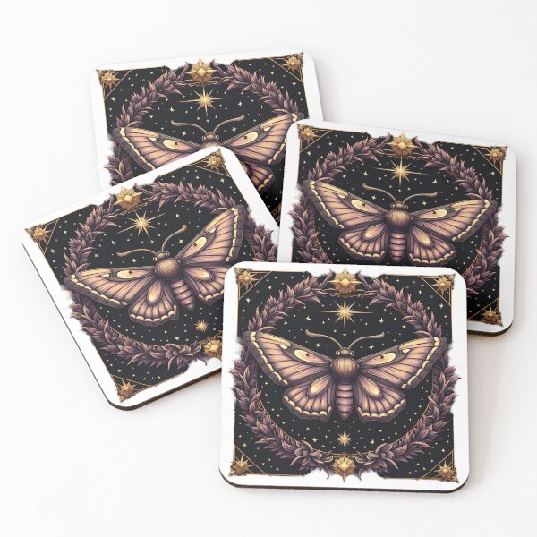 Item preview, Mystical Butterfly Fantasy Floral Emblem designed and sold by profustock.