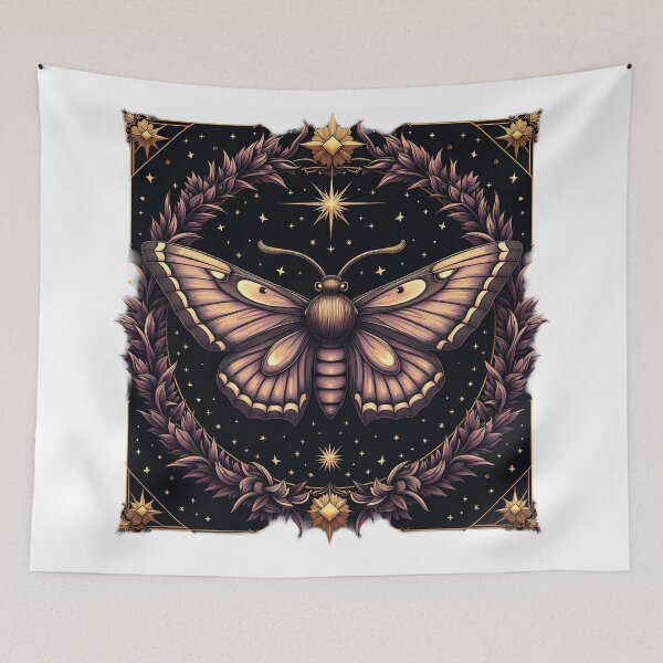 Item preview, Mystical Butterfly Fantasy Floral Emblem designed and sold by profustock.