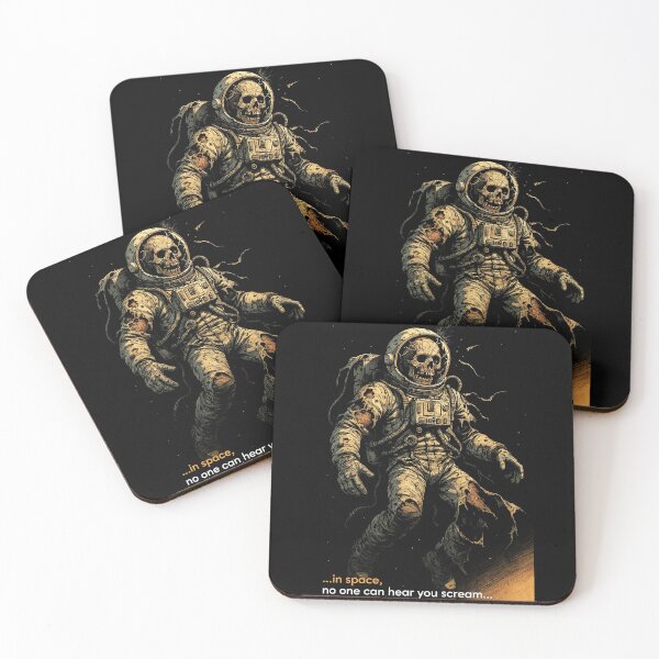 Item preview, Skull Astronaut – Space Horror Sci-Fi Artwork designed and sold by Stinky Lincy's Apparel Company.