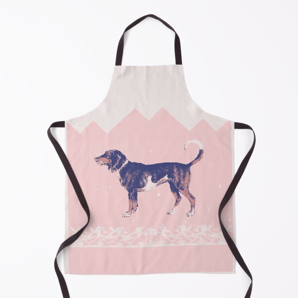 Item preview, A historic beagle with abstract pink mountains designed and sold by PbHistory.