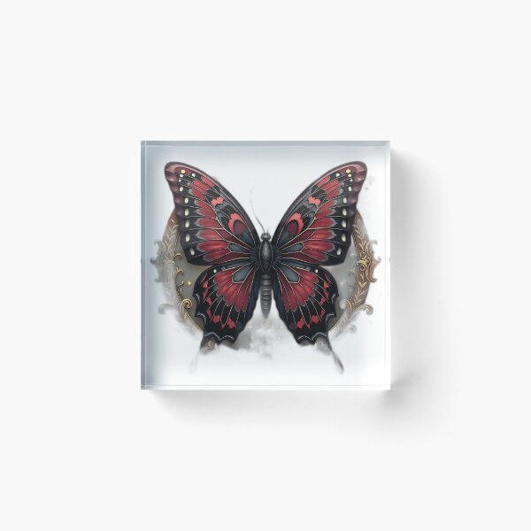 Item preview, Gothic Red and Black Butterfly designed and sold by profustock.