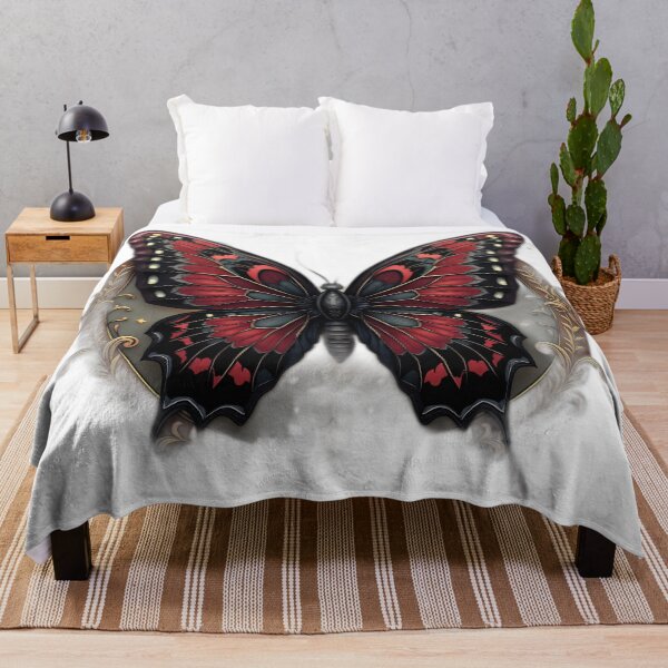 Item preview, Gothic Red and Black Butterfly designed and sold by profustock.