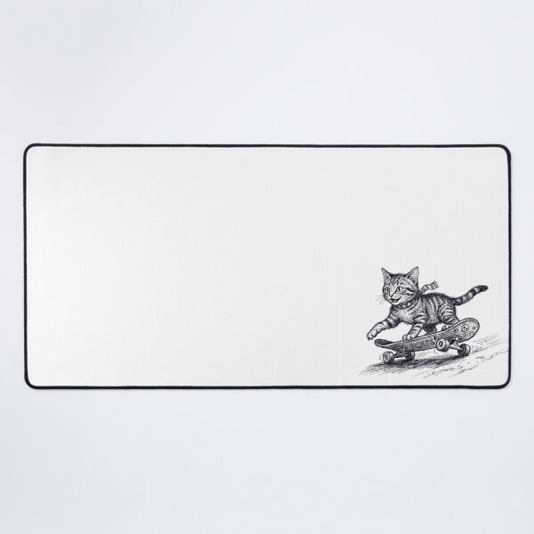 Item preview, Skateboarding Cat designed and sold by FlawlessEnvyLtd.