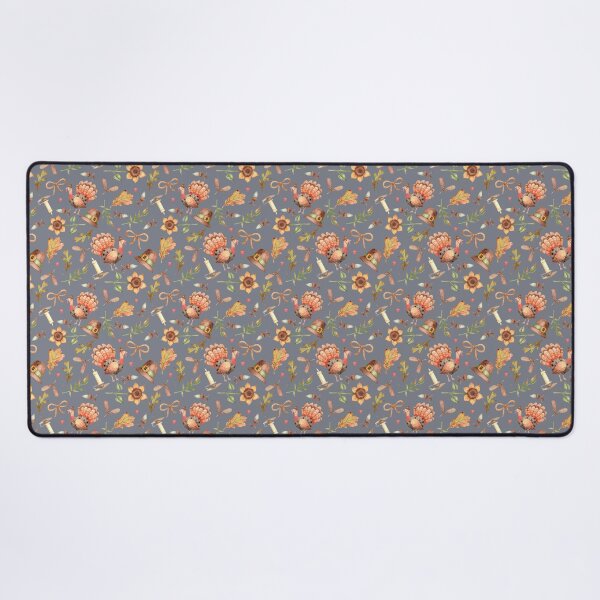 Item preview, Thanksgiving Pattern with Turkey, Pilgrim Hat & Autumn Elements designed and sold by White Rabbit Design .