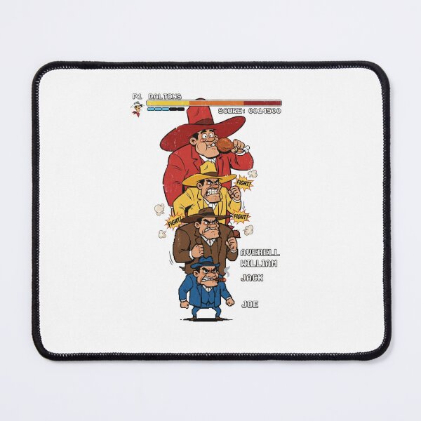 Item preview, Retro Arcade Fighting Game The Daltons Lucky Luke Comic Art designed and sold by FreakToons.