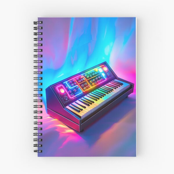 Item preview, 3d Render Of Analog Synthesizer Neon, Vibrant designed and sold by Checho30.