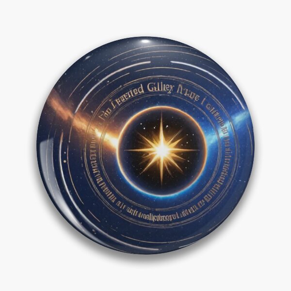 Item preview, Cosmic Astrolabe Celestial Compass - Galaxy Star emblem designed and sold by BLUESKY11a.