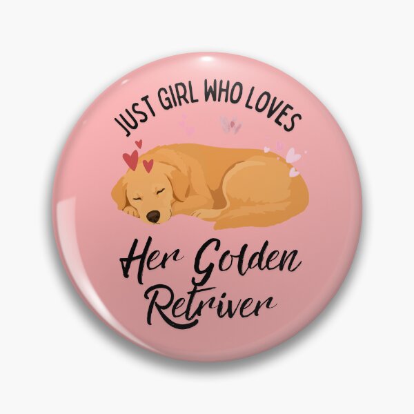 Item preview, Just a Girl Who Loves Her Golden Retriever Cute Sleeping Dog Design designed and sold by Fateh-Kro ⭐⭐⭐⭐⭐.