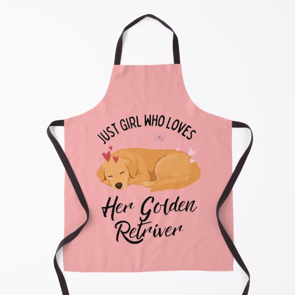 Item preview, Just a Girl Who Loves Her Golden Retriever Cute Sleeping Dog Design designed and sold by Fateh-Kro ⭐⭐⭐⭐⭐.
