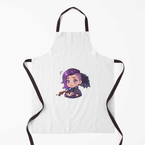 Item preview, Hiril Sindarim Cute Chibi Cyberpunk Girl Murphy's Law Spilled Coffee Art designed and sold by Hiril Radio Hub.
