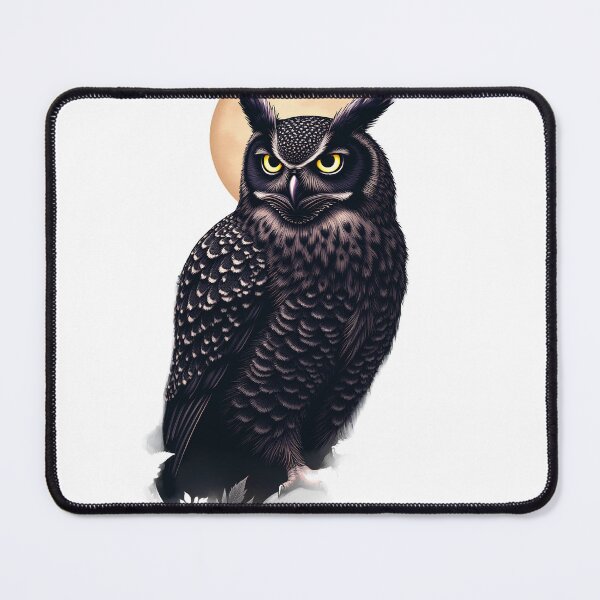 Item preview, Mystical Owl with Golden Moon designed and sold by profustock.