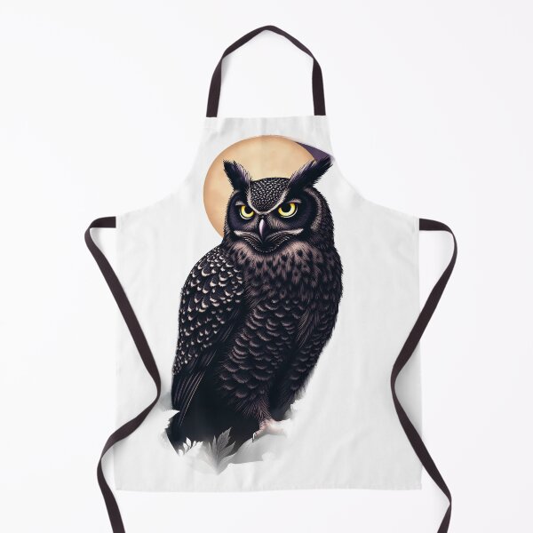 Item preview, Mystical Owl with Golden Moon designed and sold by profustock.
