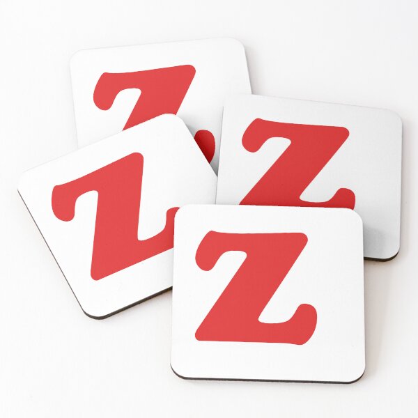 Item preview, Red Alphabet Sets - Z designed and sold by Bad Zombie .