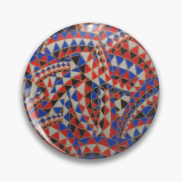 Item preview, Red Blue Geometric Mosaic Pattern – Abstract Tessellation Design designed and sold by Good_Things.
