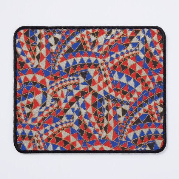 Item preview, Red Blue Geometric Mosaic Pattern – Abstract Tessellation Design designed and sold by Good_Things.