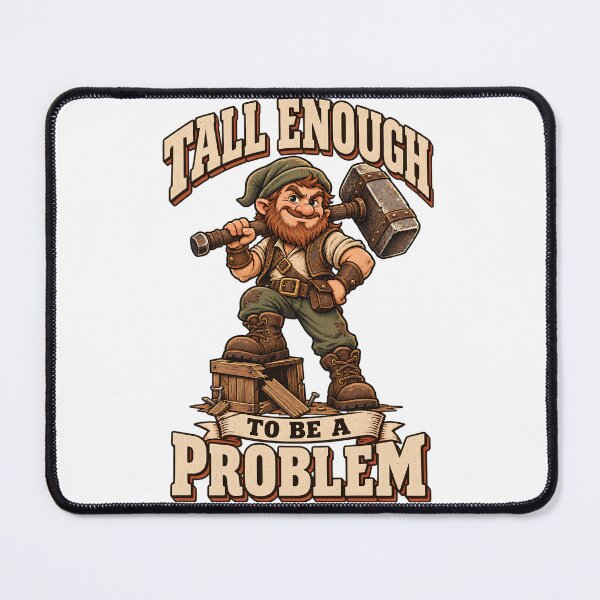 Item preview, Tall Enough to Be A Problem Funny T-Shirt, Tall Girl Humor Gift, Sarcastic Height Joke Graphic Tee designed and sold by OUICHA.