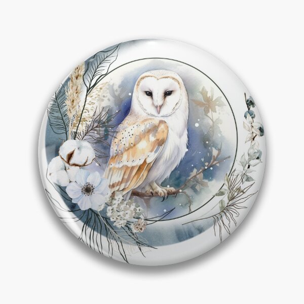Item preview, Barn Owl in Boho Frame designed and sold by South 500 Photography.
