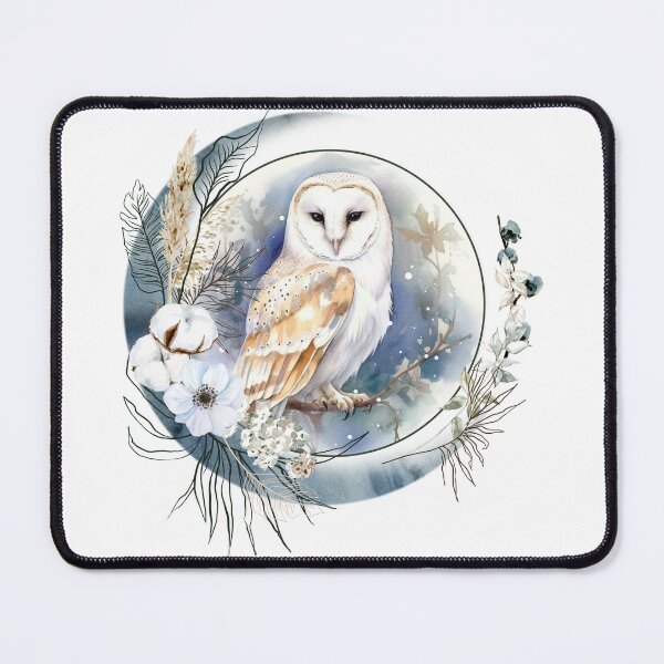 Item preview, Barn Owl in Boho Frame designed and sold by South 500 Photography.