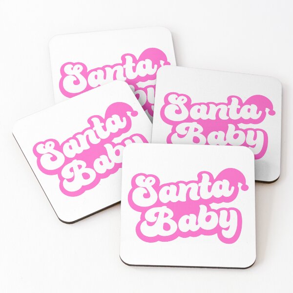 Item preview, Pink Santa Baby - Retro Holiday Christmas designed and sold by DGMaxShop.