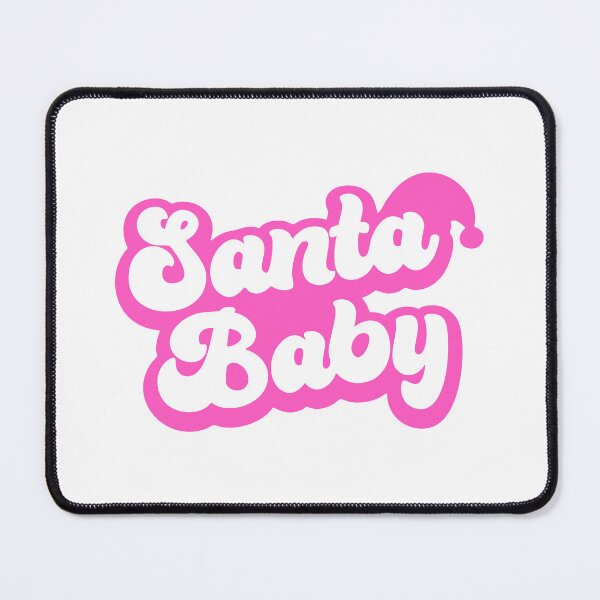 Item preview, Pink Santa Baby - Retro Holiday Christmas designed and sold by DGMaxShop.