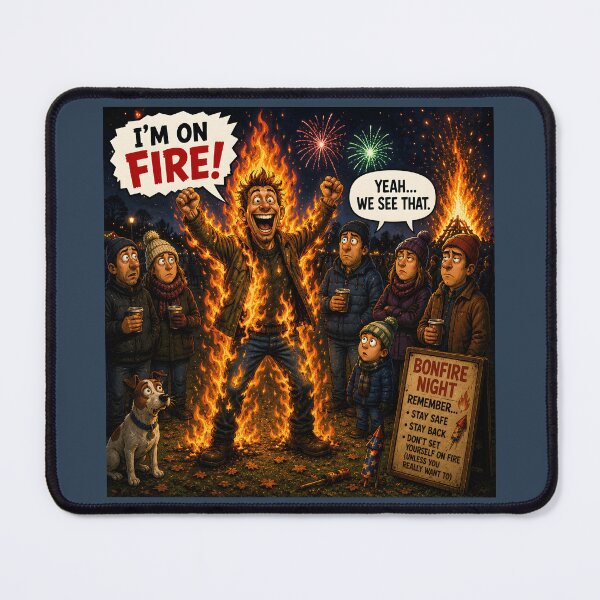 Item preview, I’m On Fire – Funny Doing Well Literal Fire Pun designed and sold by Hornace88studio.