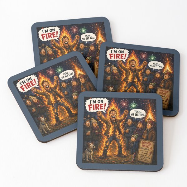 Item preview, I’m On Fire – Funny Doing Well Literal Fire Pun designed and sold by Hornace88studio.
