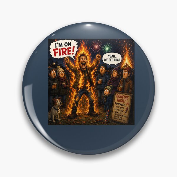 Item preview, I’m On Fire – Funny Doing Well Literal Fire Pun designed and sold by Hornace88studio.