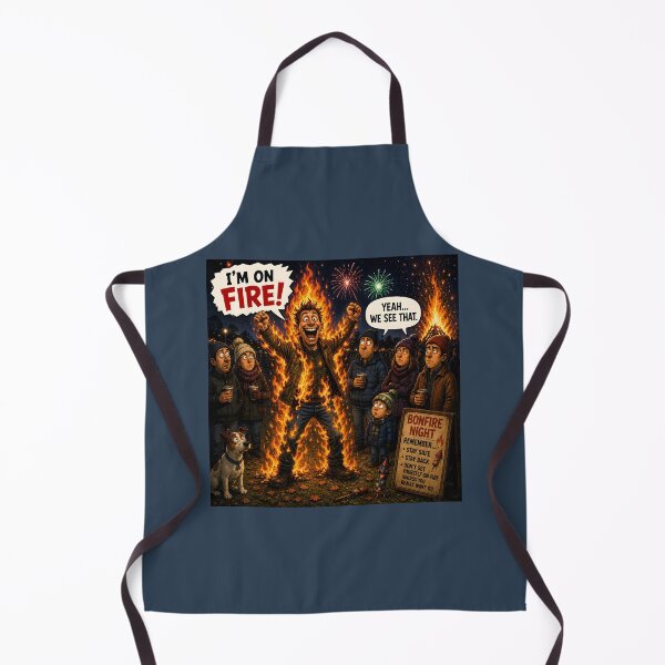 Item preview, I’m On Fire – Funny Doing Well Literal Fire Pun designed and sold by Hornace88studio.