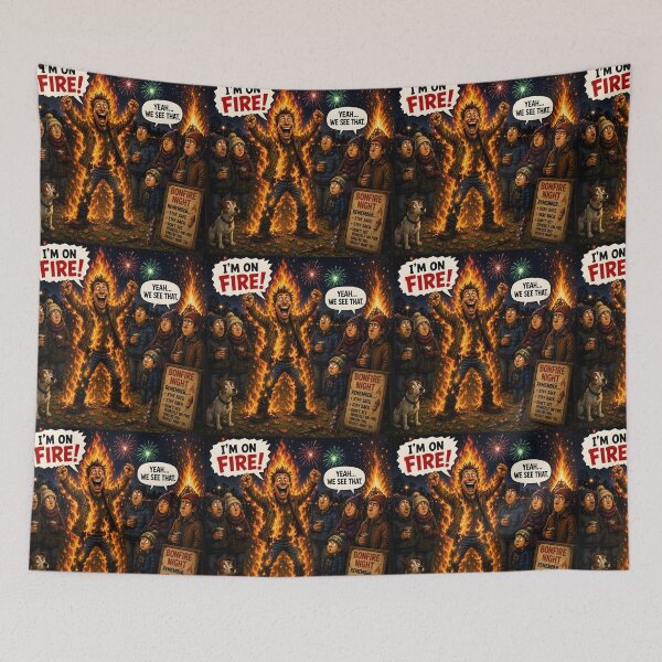 Item preview, I’m On Fire – Funny Doing Well Literal Fire Pun designed and sold by Hornace88studio.